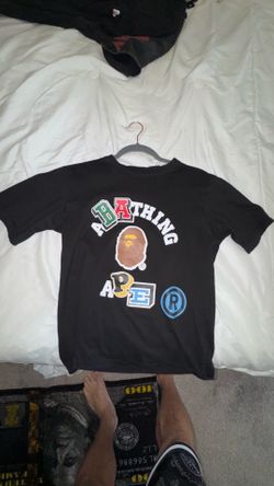 Bathing Ape Multi Fonts Relaxed Fit College Size M