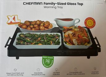 CHEFMAN. Family-Sized Glass Top