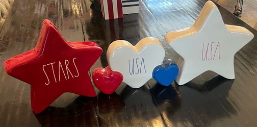 Rae Dunn patriotic bundle