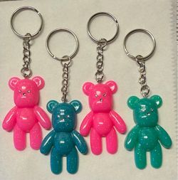 Gummy bear keychain