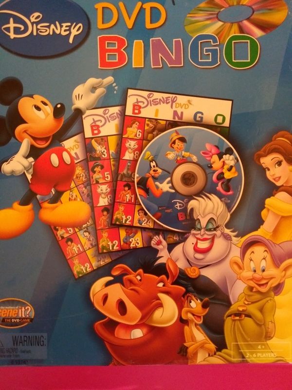 Disney Bingo card with dvd for Sale in El Paso, TX - OfferUp