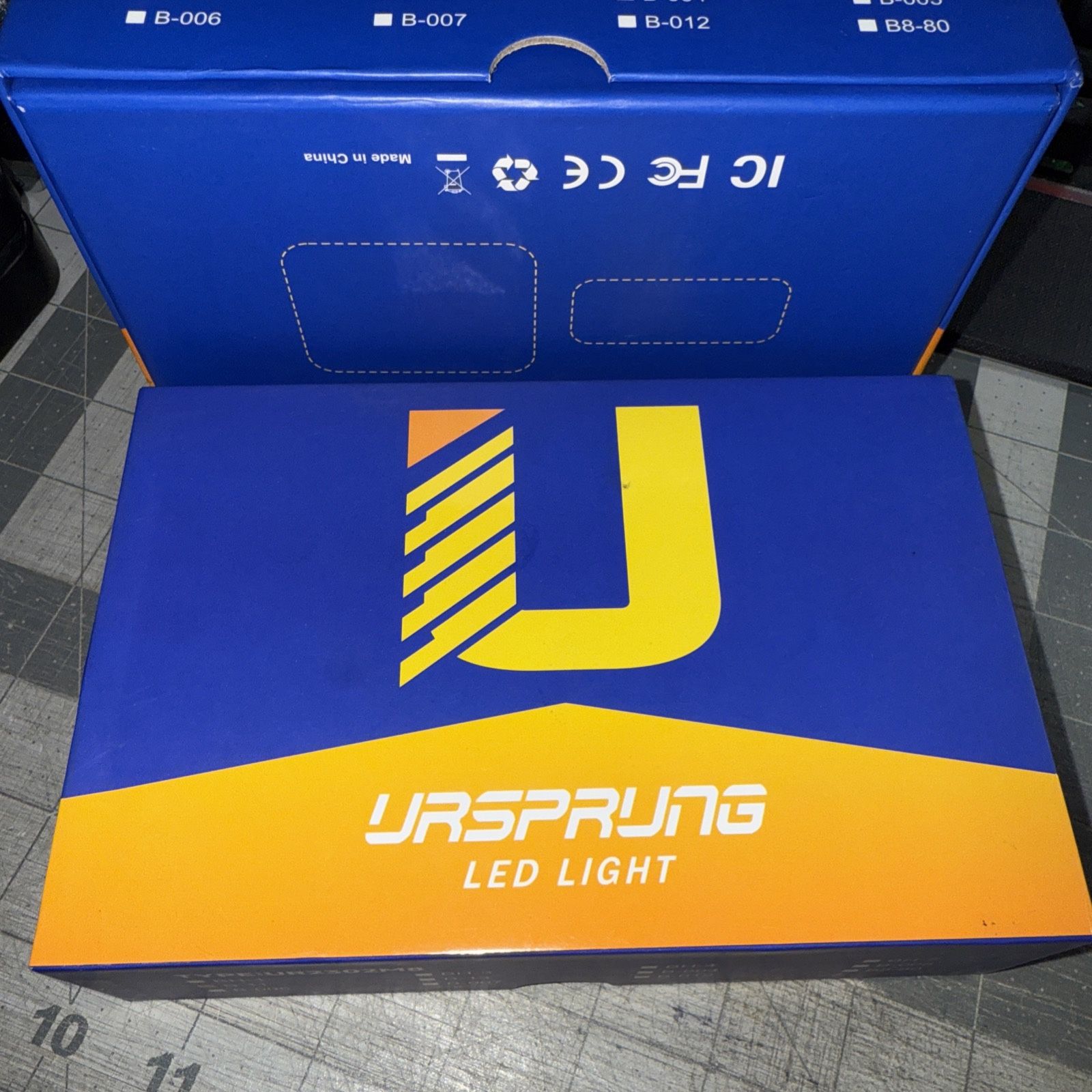 Ursprung H11/H8/H9 LED Light Bulbs 18000 Lumens 6500K  Ice Blue IP68 (Pair)