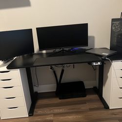 Black Stand Up Desk 