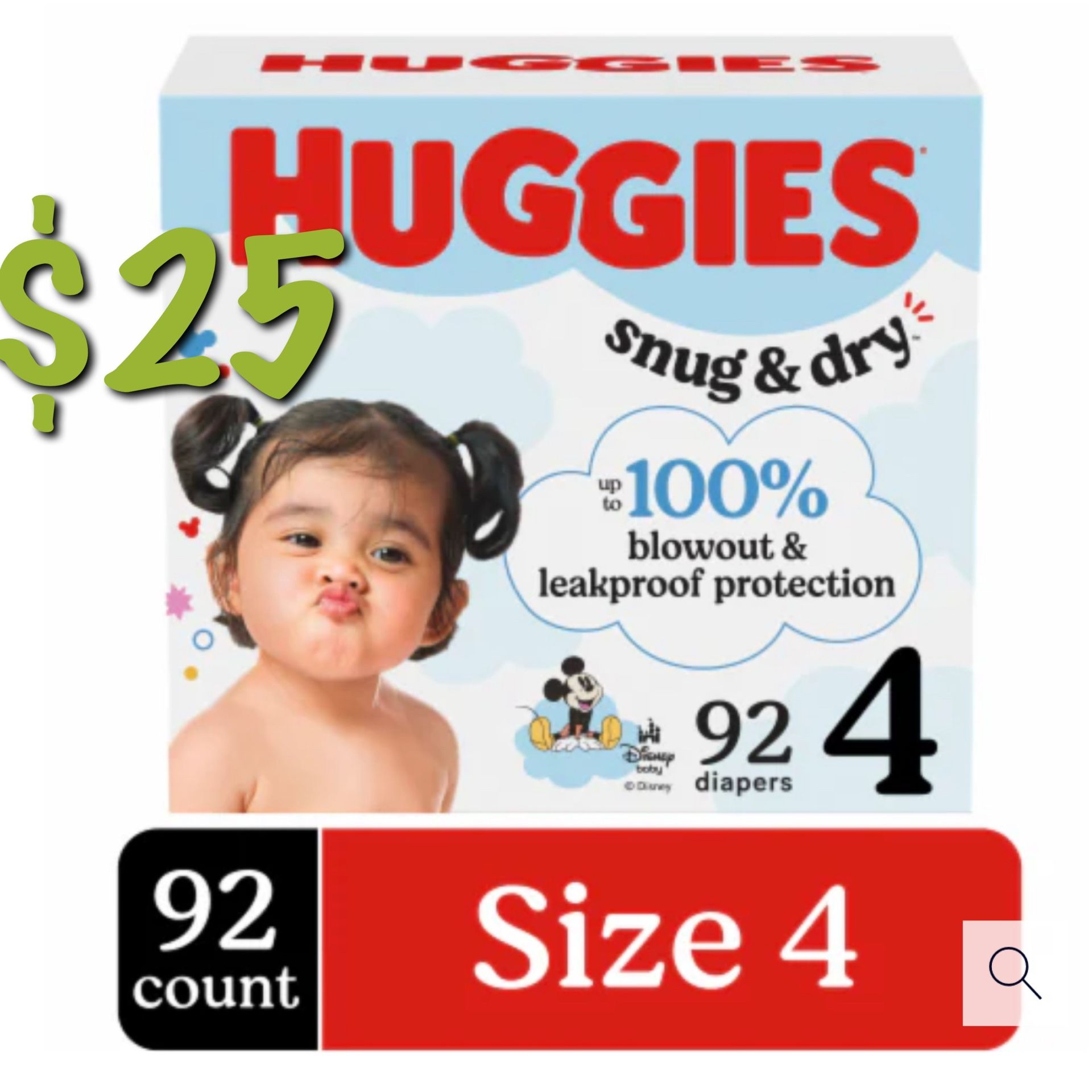Huggies Size 4 92ct