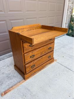 Solid Oak Vintage changing table
