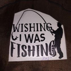 Outdoors, Fishing  Permanent Vinyl Decals $6.00 Each Or Five For $25.00