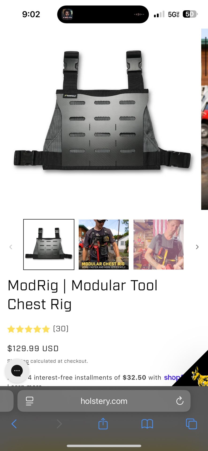 Holstery Chest Rig
