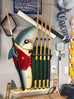 Very Rare Pool Shark Cue Holder