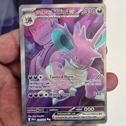 Team Rocket's Nidoking ex Full Art