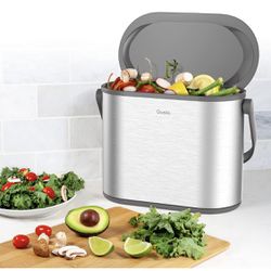 Multipurpose Stainless Steel 1 Gallon Countertop Can