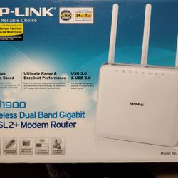 TP-Link Ac 1900 Wireless Adsl2+ Modem Router