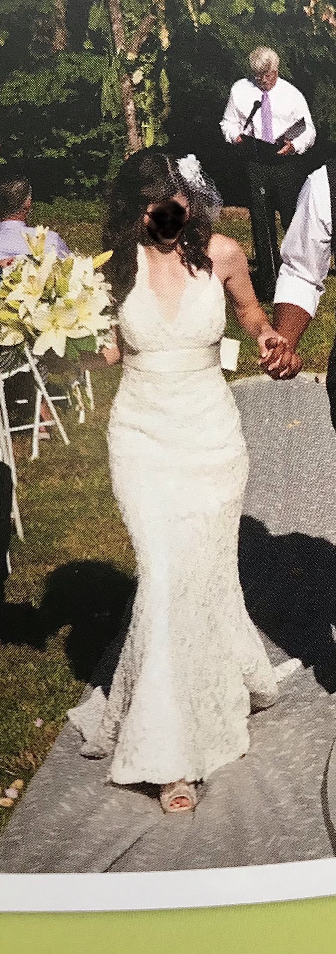 Beautiful Beaded Lace Wedding Dress