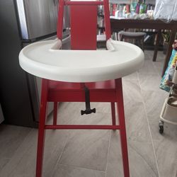 Highchair - Ikea Red  