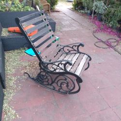 Wrought Iron,Rocking Chair