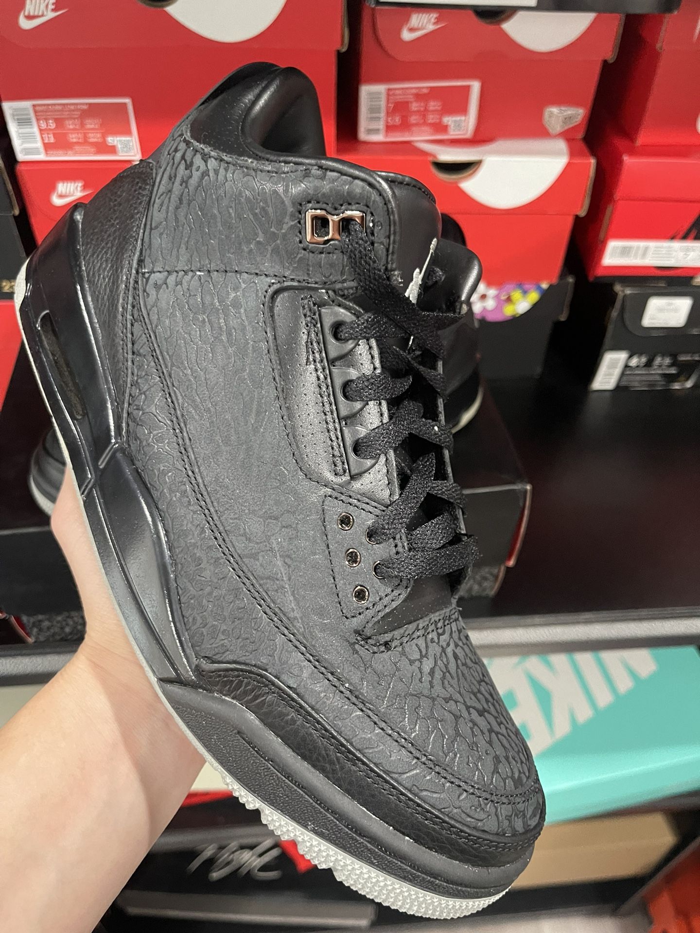 Jordan 3 Black Flip Size 9.5M