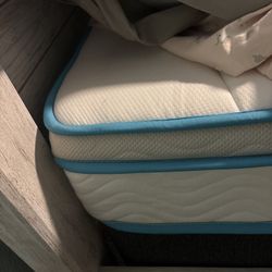 Gently Used Matress, Box Spring, Bed Frame And Dresser 