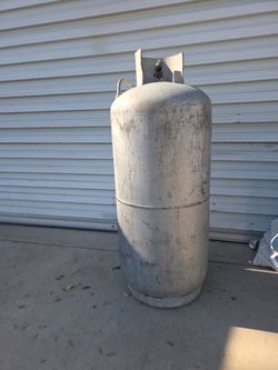 Large propane tank