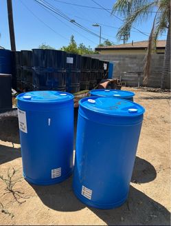 Plastic barrels 55 gallon
