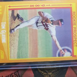 Tom GLAVINE 1988 Score "Rookie Prospect" Card