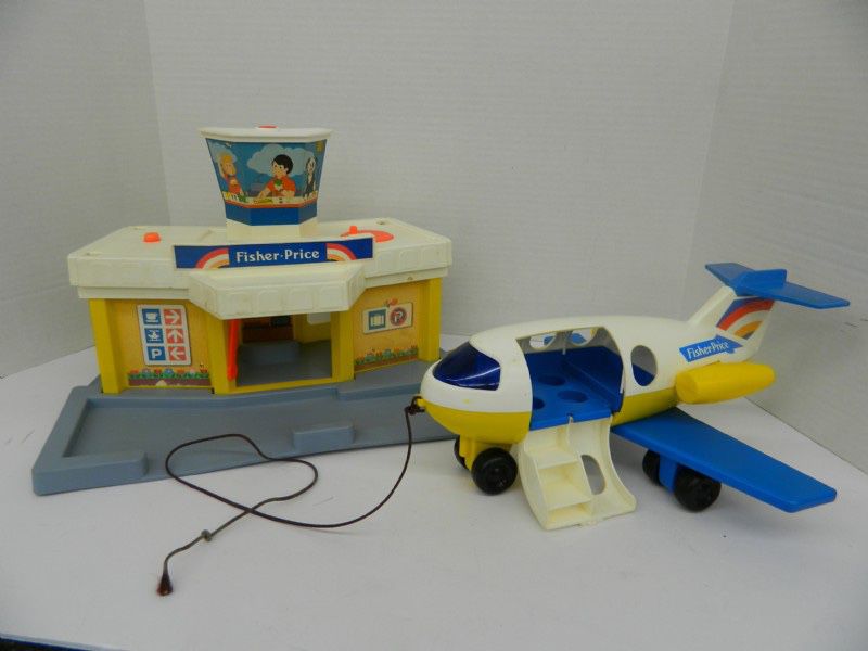 Vintage Fisher Price Little People Airport