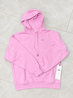 Pastel Pink Alo Accolade Hoodie — Size Small