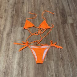 New Orange Bikini Size Small 
