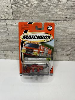 Vintage Matchbox Red / Gray ‘2000 Air Lift Helicopter / Air Travel • Die Cast Metal • Made in China
