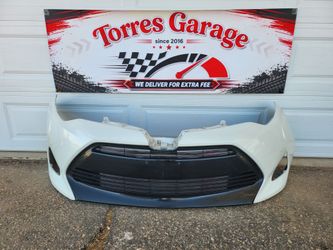 2017 2018 2019 Toyota Corolla Front Bumper & Grille Oem