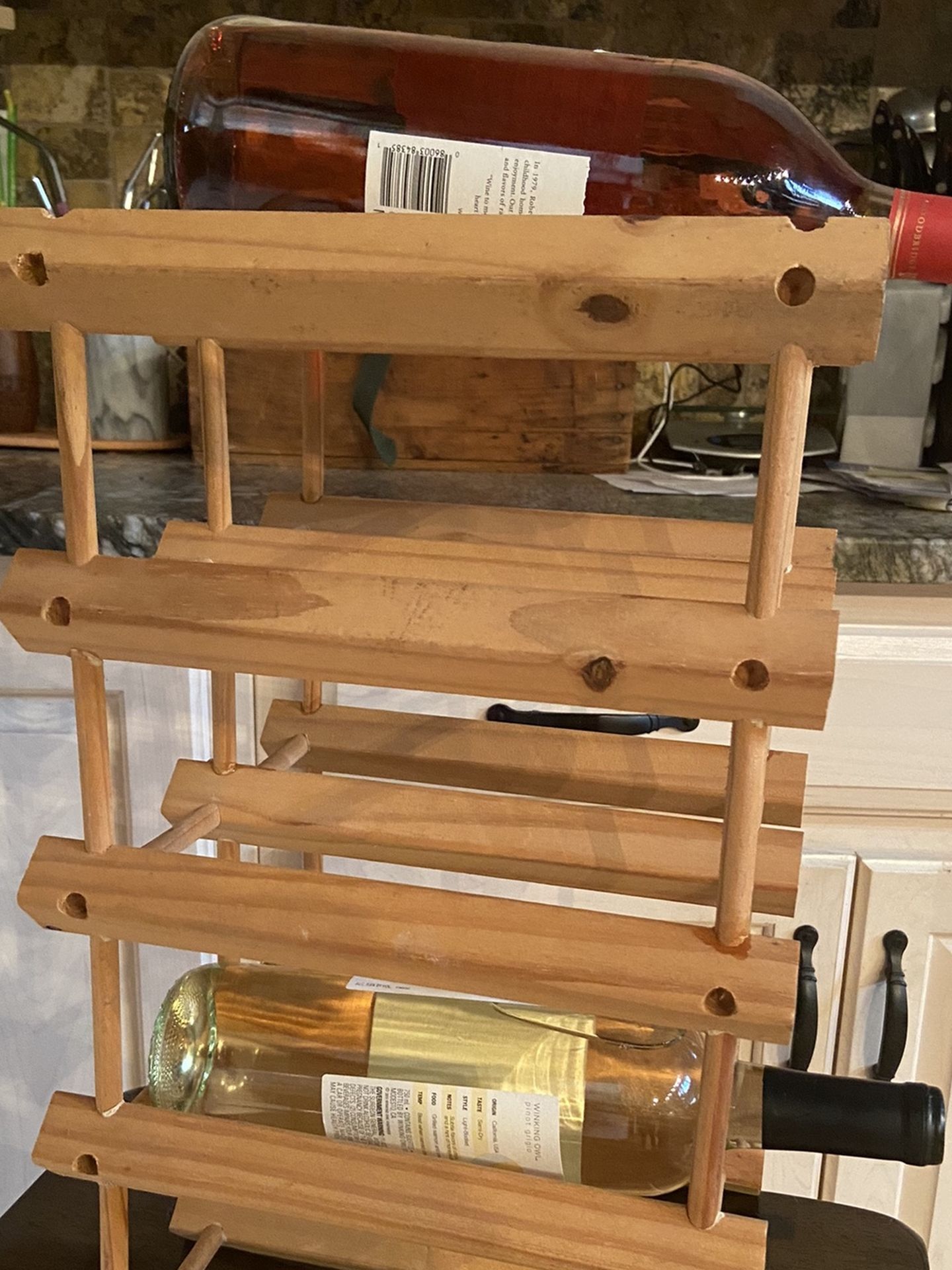 Wooden Wine Bottle Rack