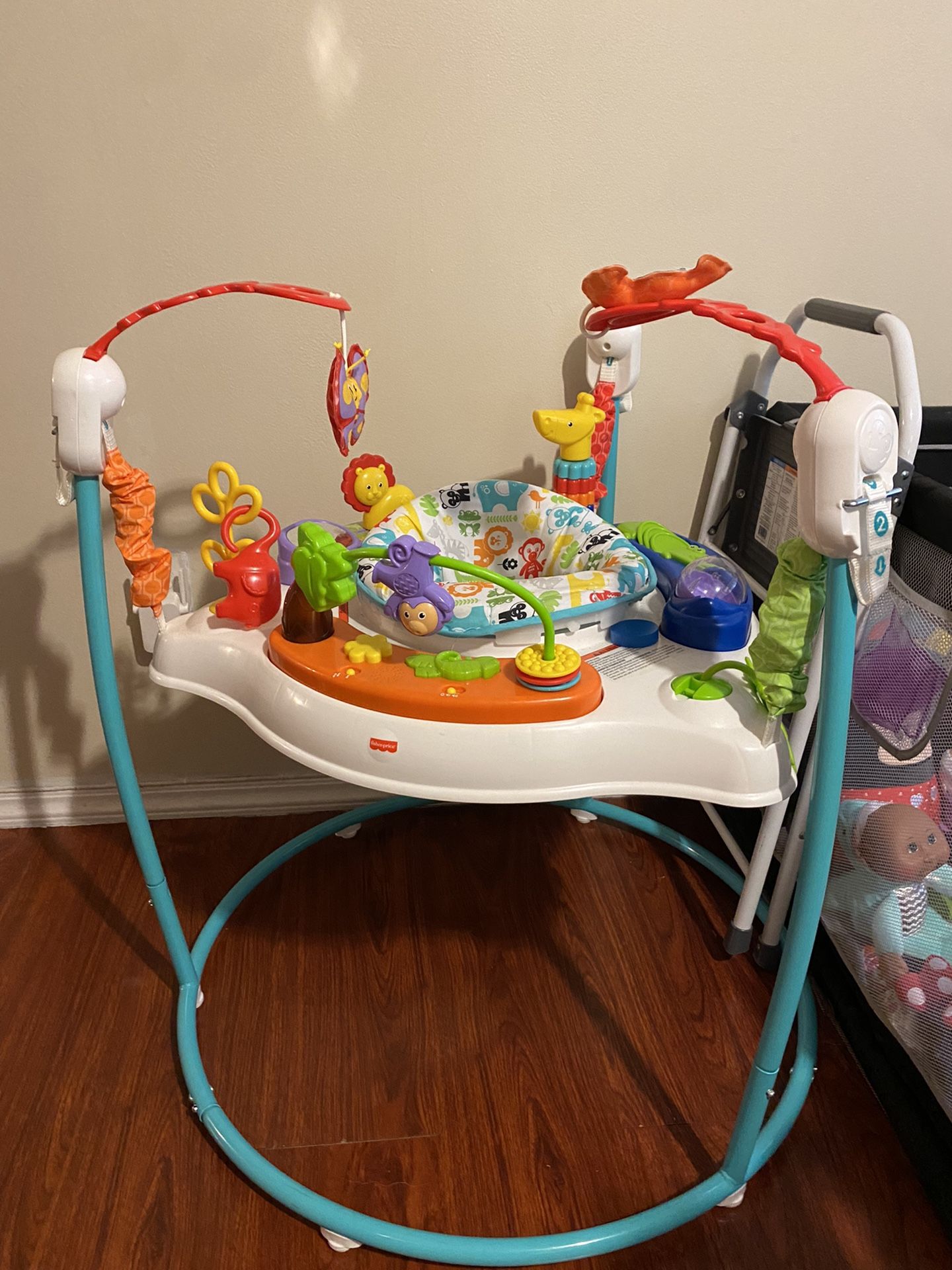 Fisher-Price Baby Bouncer Rainforest Jumperoo Activity Center for Sale in  Poway, CA - OfferUp