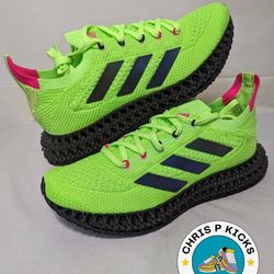 Adidas 4DFWD Running Shoes Sneakers NEW Signal Green Black Men Size 8.5 Q46445