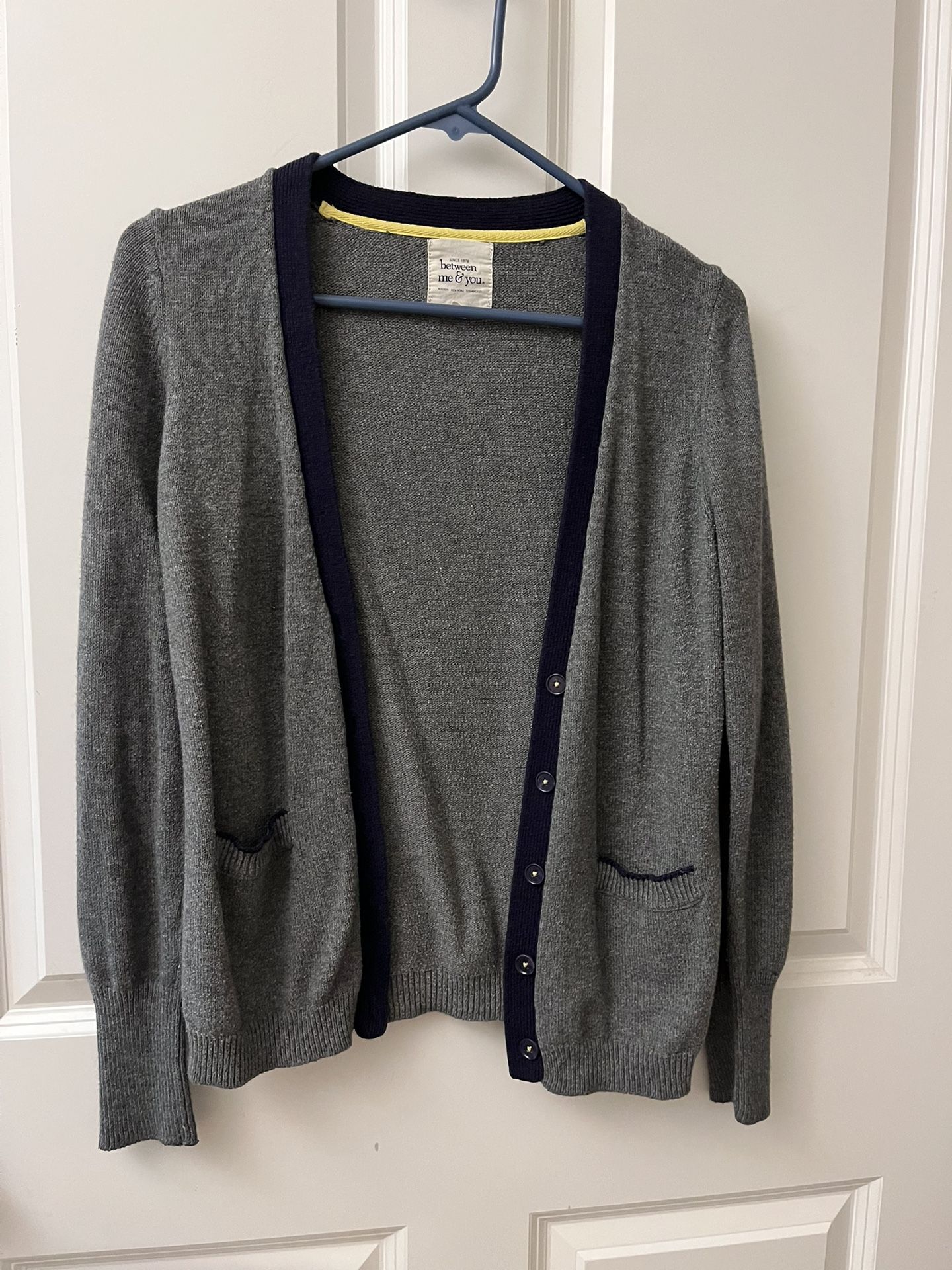 Gray cardigan size M