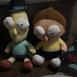 Morty and Mr. PB Plushies