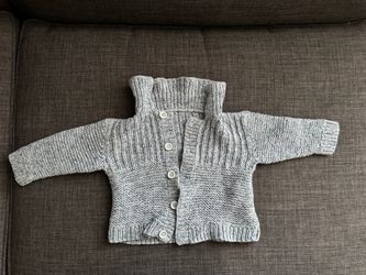 Crochet Boy’s Blue Cardigan