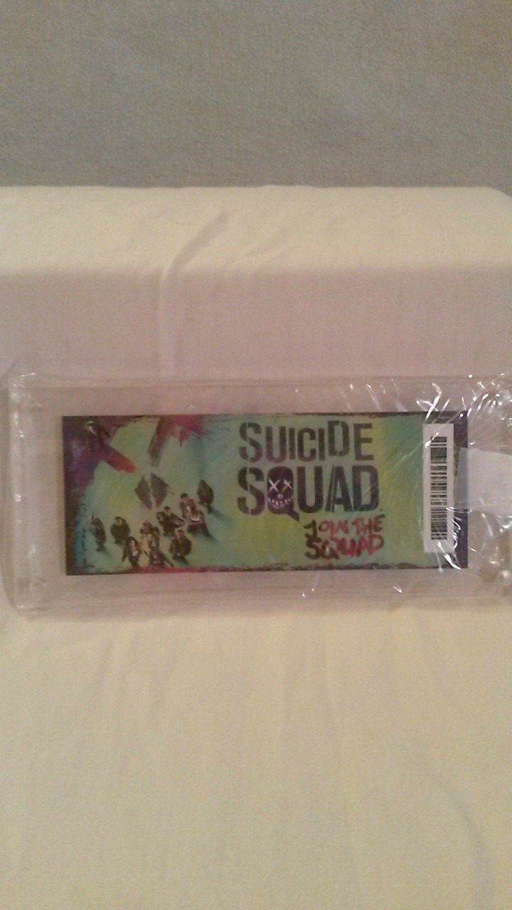Suicide Squad Collectible Ticket