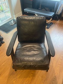 Pottery Barn Raylan Chair-Full Grain Leather