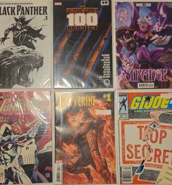 🔥 Marvel Comic Book Lot – Black Panther #1, Hellverine #1, Strange #1, GI Joe & More!