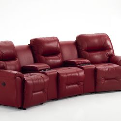 Leather Triple Recliners