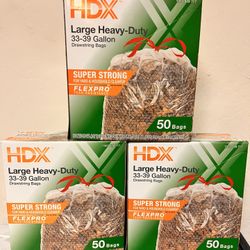 Heavy Duty Trash Bags 50ct For $10 Each 