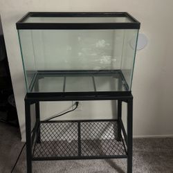 10-20 Gallon Fish Tank W/ Stand