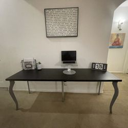 IKEA LAGKAPTEN / ADILS Desk - Black/Brown