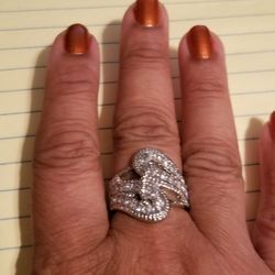 NEW Sterling Silver 925 Natural Sapphire Ring