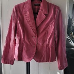 Jacket Valerie Leather Pink