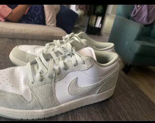 Air Jordan 1 Low SE 'White Seafoam' Size 12 Mens