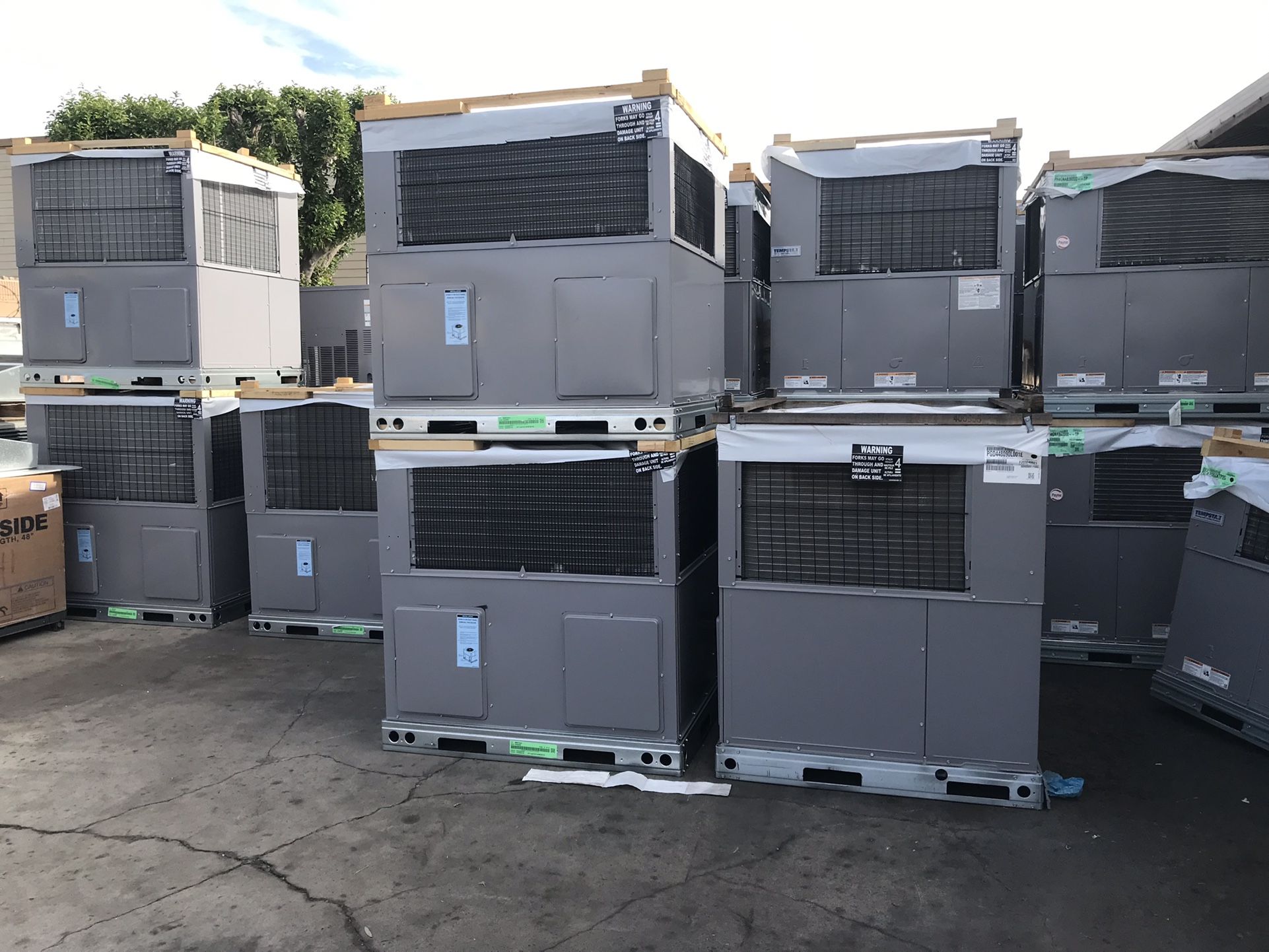 Tons Tempstar Package Unit Gas Or Heat Pump 208 230v 1ph