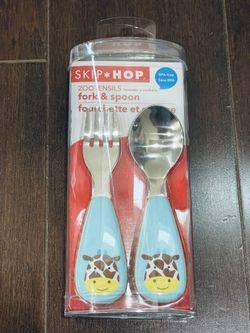 NEW Skip Hop Bib, Fork And Spoon