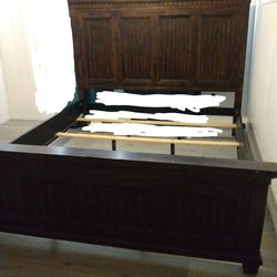 Beautiful King Size Bed Only No Mattress