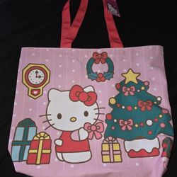 Hello Kitty Christmas Tote Bag