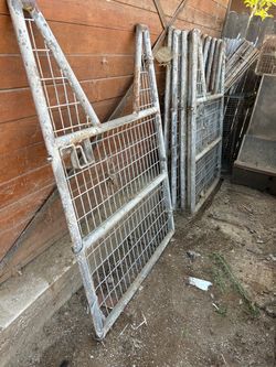 horse corral gates Galvanized, steel horse corral gates