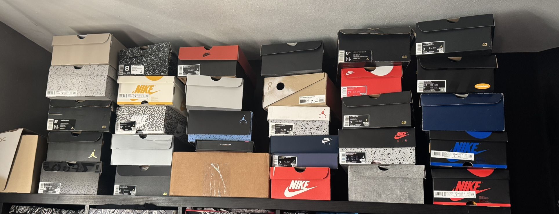 Empty Jordan/Nike Shoe Boxes